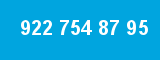 922 754 87 95
